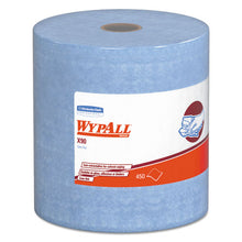 Load image into Gallery viewer, WypAll® wholesale. X90 Cloths, Jumbo Roll, 11 1-10 X 13 2-5, Denim Blue, 450-roll, 1 Roll-carton. HSD Wholesale: Janitorial Supplies, Breakroom Supplies, Office Supplies.