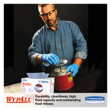 Load image into Gallery viewer, WypAll® wholesale. X90 Cloths, Brag Box, 11 1-10 X 16 4-5, Denim Blue, 136-box, 1 Box-carton. HSD Wholesale: Janitorial Supplies, Breakroom Supplies, Office Supplies.