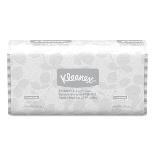 Kleenex® wholesale. Premiere Folded Towels, 7 4-5 X 12 2-5, White, 120-pack, 25 Packs-carton. HSD Wholesale: Janitorial Supplies, Breakroom Supplies, Office Supplies.