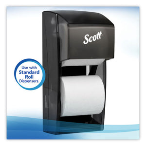 Scott® wholesale. Essential Standard Roll Bathroom Tissue, Traditional, Septic Safe, 2 Ply, White, 550 Sheets-roll, 20 Rolls-carton. HSD Wholesale: Janitorial Supplies, Breakroom Supplies, Office Supplies.