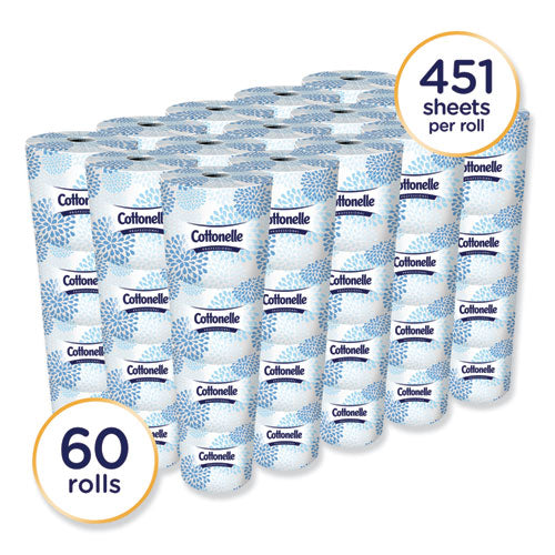 Cottonelle® wholesale. Cottonelle Two-ply Bathroom Tissue, Septic Safe, White, 451 Sheets-roll, 60 Rolls-carton. HSD Wholesale: Janitorial Supplies, Breakroom Supplies, Office Supplies.