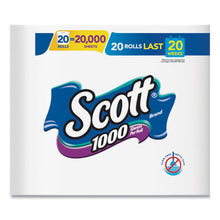 Load image into Gallery viewer, Standard Roll Bathroom Tissue, Septic Safe, 1-ply, White, 20-pack, 2 Packs-carton