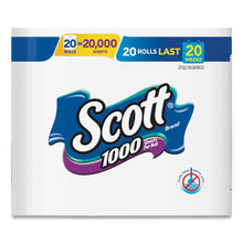 Load image into Gallery viewer, Standard Roll Bathroom Tissue, Septic Safe, 1-ply, White, 20-pack, 2 Packs-carton