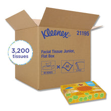 Load image into Gallery viewer, Kleenex® wholesale. White Facial Tissue Junior Pack, 2-ply, 40 Sheets-box, 80 Boxes-carton. HSD Wholesale: Janitorial Supplies, Breakroom Supplies, Office Supplies.