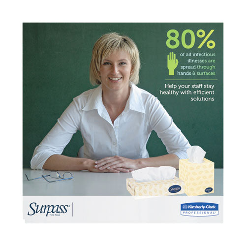 Surpass® wholesale. Facial Tissue, 2-ply, White, Pop-up Box, 110-box, 36 Boxes-carton. HSD Wholesale: Janitorial Supplies, Breakroom Supplies, Office Supplies.