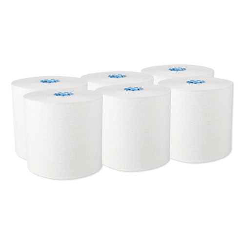 Scott® wholesale. Scott Pro Plus Hard Roll Towels, Green Harvest, 8" X 700 Ft, White, 6 Roll-carton. HSD Wholesale: Janitorial Supplies, Breakroom Supplies, Office Supplies.