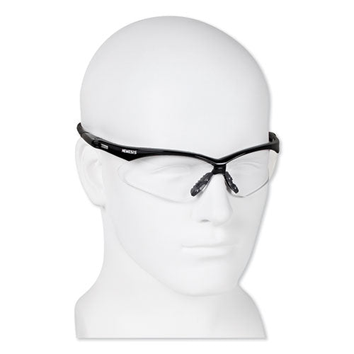 KleenGuard™ wholesale. Kleenguard™ Nemesis Safety Glasses, Black Frame, Clear Lens. HSD Wholesale: Janitorial Supplies, Breakroom Supplies, Office Supplies.