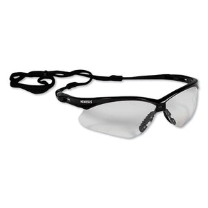 KleenGuard™ wholesale. Kleenguard™ Nemesis Safety Glasses, Black Frame, Clear Lens. HSD Wholesale: Janitorial Supplies, Breakroom Supplies, Office Supplies.