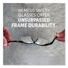 Load image into Gallery viewer, KleenGuard™ wholesale. Kleenguard™ Nemesis Safety Glasses, Black Frame, Clear Lens. HSD Wholesale: Janitorial Supplies, Breakroom Supplies, Office Supplies.