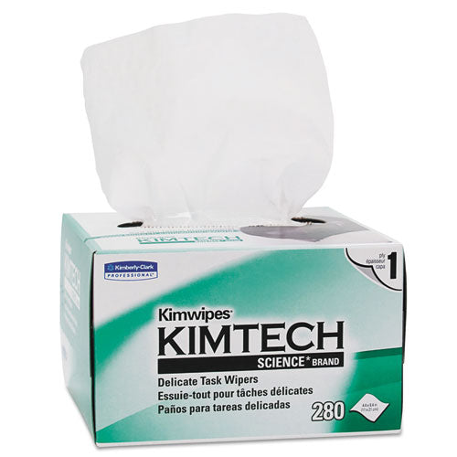 Kimtech™ wholesale. Kimtech™ Kimwipes, Delicate Task Wipers, 1-ply, 4 2-5 X 8 2-5, 280-box. HSD Wholesale: Janitorial Supplies, Breakroom Supplies, Office Supplies.