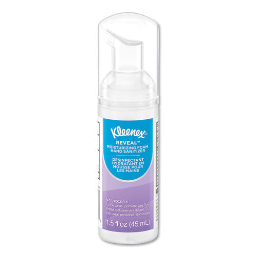 Kleenex® wholesale. Kleenex Ultra Moisturizing Foam Hand Sanitizer, 1.5 Oz, Clear. HSD Wholesale: Janitorial Supplies, Breakroom Supplies, Office Supplies.