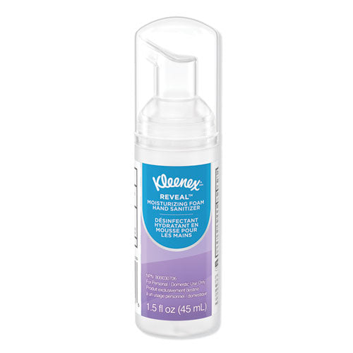 Kleenex® wholesale. Kleenex Ultra Moisturizing Foam Hand Sanitizer, 1.5 Oz, Clear, 24-carton. HSD Wholesale: Janitorial Supplies, Breakroom Supplies, Office Supplies.