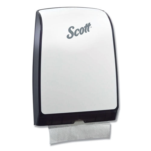 Scott® wholesale. Scott Control Slimfold Towel Dispenser, 9.88 X 2.88 X 13.75, White. HSD Wholesale: Janitorial Supplies, Breakroom Supplies, Office Supplies.