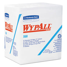 Load image into Gallery viewer, WypAll® wholesale. X60 Cloths, 1-4 Fold, 12 1-2 X 13, White, 76-box, 12 Boxes-carton. HSD Wholesale: Janitorial Supplies, Breakroom Supplies, Office Supplies.