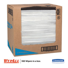 Load image into Gallery viewer, WypAll® wholesale. X60 Cloths, Flat Sheet, 12 1-2 X 16 4-5, White, 150-bx, 6-ct. HSD Wholesale: Janitorial Supplies, Breakroom Supplies, Office Supplies.