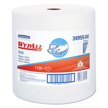 Load image into Gallery viewer, WypAll® wholesale. X60 Cloths, Jumbo Roll, White, 12 1-2 X 13 2-5, 1100 Towels-roll. HSD Wholesale: Janitorial Supplies, Breakroom Supplies, Office Supplies.