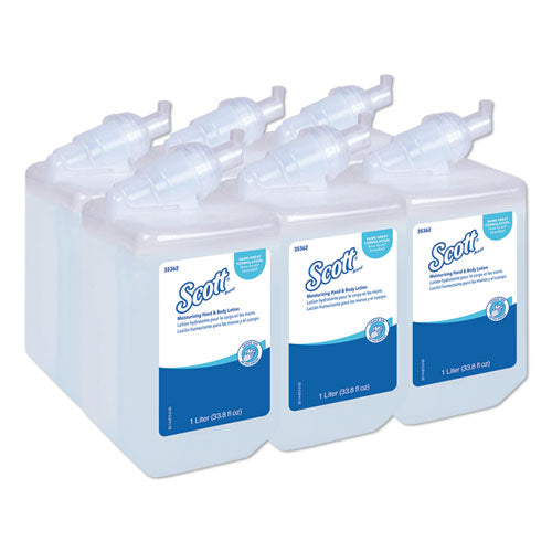 Scott® wholesale. Scott Control Moisturizing Hand And Body Lotion, 1 L Bottle. Fresh Scent. HSD Wholesale: Janitorial Supplies, Breakroom Supplies, Office Supplies.