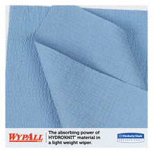 Load image into Gallery viewer, WypAll® wholesale. X60 Cloths, Small Roll, 9.8 X 13.4, Blue, 130-roll, 12 Rolls-carton. HSD Wholesale: Janitorial Supplies, Breakroom Supplies, Office Supplies.