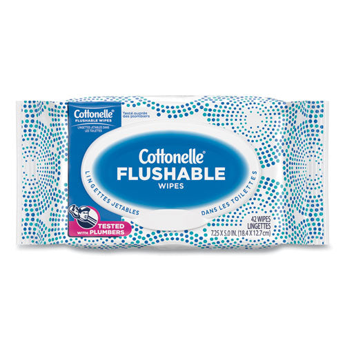 Cottonelle® wholesale. Cottonelle Fresh Care Flushable Cleansing Cloths, White, 3.73 X 5.5, 84-pack. HSD Wholesale: Janitorial Supplies, Breakroom Supplies, Office Supplies.