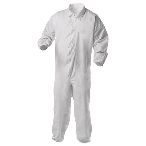A35 Liquid And Particle Protection Coveralls, X-large, White, 25-carton