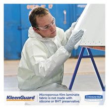 Load image into Gallery viewer, KleenGuard™ wholesale. Kleenguard™ A35 Liquid And Particle Protection Coveralls, Hooded, Large, White, 25-carton. HSD Wholesale: Janitorial Supplies, Breakroom Supplies, Office Supplies.