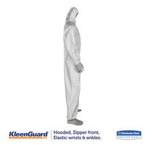 Load image into Gallery viewer, KleenGuard™ wholesale. Kleenguard™ A35 Liquid And Particle Protection Coveralls, Hooded, Large, White, 25-carton. HSD Wholesale: Janitorial Supplies, Breakroom Supplies, Office Supplies.