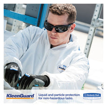 Load image into Gallery viewer, KleenGuard™ wholesale. Kleenguard™ A35 Liquid And Particle Protection Coveralls, Hooded, Large, White, 25-carton. HSD Wholesale: Janitorial Supplies, Breakroom Supplies, Office Supplies.