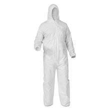 Load image into Gallery viewer, KleenGuard™ wholesale. Kleenguard™ A35 Liquid And Particle Protection Coveralls, Hooded, X-large, White, 25-carton. HSD Wholesale: Janitorial Supplies, Breakroom Supplies, Office Supplies.