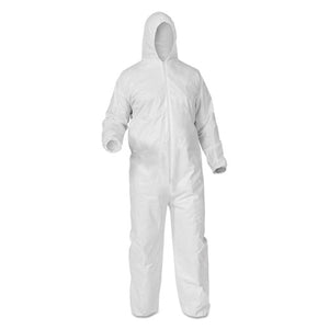 KleenGuard™ wholesale. Kleenguard™ A35 Liquid And Particle Protection Coveralls, Hooded, X-large, White, 25-carton. HSD Wholesale: Janitorial Supplies, Breakroom Supplies, Office Supplies.