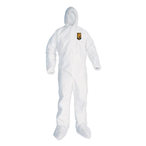 KleenGuard™ wholesale. Kleenguard™ A35 Liquid And Particle Protection Coveralls, Hooded, 2x-large, White, 25-carton. HSD Wholesale: Janitorial Supplies, Breakroom Supplies, Office Supplies.
