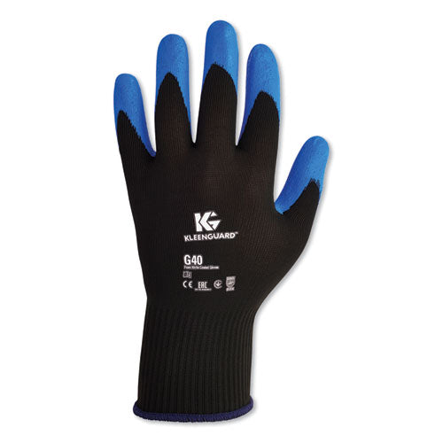 KleenGuard™ wholesale. Kleenguard™ G40 Nitrile Coated Gloves, 230 Mm Length, Medium-size 8, Blue, 12 Pairs. HSD Wholesale: Janitorial Supplies, Breakroom Supplies, Office Supplies.