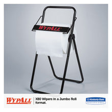 Load image into Gallery viewer, WypAll® wholesale. X80 Cloths With Hydroknit, Jumbo Roll, 12 1-2w X 13.4 White, 475 Roll. HSD Wholesale: Janitorial Supplies, Breakroom Supplies, Office Supplies.