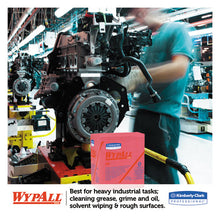 Load image into Gallery viewer, WypAll® wholesale. X80 Cloths, 1-4 Fold, Hydroknit, 12 1-2 X 12, Red, 50-box, 4 Boxes-carton. HSD Wholesale: Janitorial Supplies, Breakroom Supplies, Office Supplies.