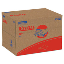 Load image into Gallery viewer, WypAll® wholesale. X80 Cloths, Brag Box, Hydroknit, Blue, 11.1 X 16.8, 160 Wipers-carton. HSD Wholesale: Janitorial Supplies, Breakroom Supplies, Office Supplies.