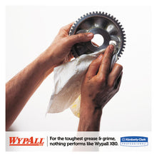 Load image into Gallery viewer, WypAll® wholesale. X80 Cloths, Hydroknit, Pop-up Box, 9 1-10 X 16 4-5, White, 80-bx, 5 Boxes-carton. HSD Wholesale: Janitorial Supplies, Breakroom Supplies, Office Supplies.