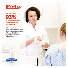 Load image into Gallery viewer, WypAll® wholesale. X60 Cloths, 1-4 Fold, 12 1-2 X 10, White, 70-pack, 8 Packs-carton. HSD Wholesale: Janitorial Supplies, Breakroom Supplies, Office Supplies.