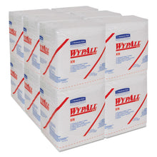 Load image into Gallery viewer, WypAll® wholesale. X70 Cloths, 1-4 Fold, 12 1-2 X 12, White, 76-pack, 12 Packs-carton. HSD Wholesale: Janitorial Supplies, Breakroom Supplies, Office Supplies.