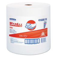 WypAll® wholesale. X70 Cloths, Jumbo Roll, Perf., 12 1-2 X 13 2-5, White, 870 Towels-roll. HSD Wholesale: Janitorial Supplies, Breakroom Supplies, Office Supplies.