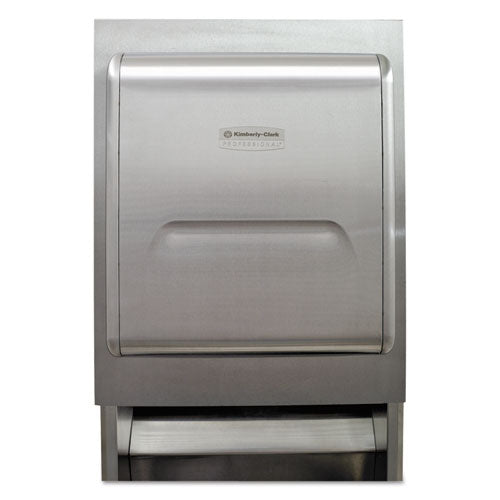 Kimberly-Clark Professional* wholesale. Kimberly-Clark Mod Recessed Dispenser Housing With Trim Panel, 11.13 X 4 X 15.37, Stainless Steel. HSD Wholesale: Janitorial Supplies, Breakroom Supplies, Office Supplies.