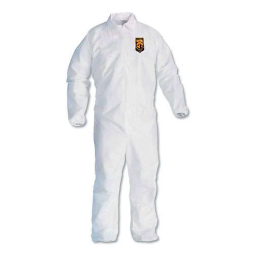A40 Elastic-cuff And Ankles Coveralls, White, Large, 25-case