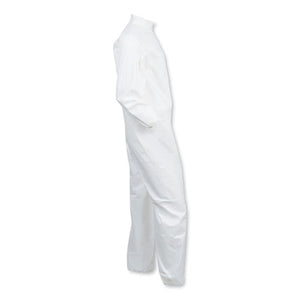 KleenGuard™ wholesale. Kleenguard™ A40 Elastic-cuff And Ankles Coveralls, 3x-large, White, 25-carton. HSD Wholesale: Janitorial Supplies, Breakroom Supplies, Office Supplies.