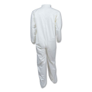 KleenGuard™ wholesale. Kleenguard™ A40 Elastic-cuff And Ankles Coveralls, 4x-large, White, 25-carton. HSD Wholesale: Janitorial Supplies, Breakroom Supplies, Office Supplies.