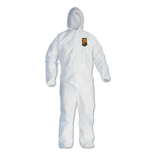 Load image into Gallery viewer, KleenGuard™ wholesale. Kleenguard™ A40 Elastic-cuff And Ankle Hooded Coveralls, White, Large, 25-carton. HSD Wholesale: Janitorial Supplies, Breakroom Supplies, Office Supplies.