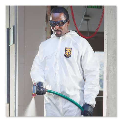 KleenGuard™ wholesale. Kleenguard™ A40 Elastic-cuff And Ankles Hooded Coveralls, White, X-large, 25-case. HSD Wholesale: Janitorial Supplies, Breakroom Supplies, Office Supplies.