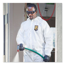 Load image into Gallery viewer, KleenGuard™ wholesale. Kleenguard™ A40 Elastic-cuff And Ankles Hooded Coveralls, White, 2x-large, 25-case. HSD Wholesale: Janitorial Supplies, Breakroom Supplies, Office Supplies.