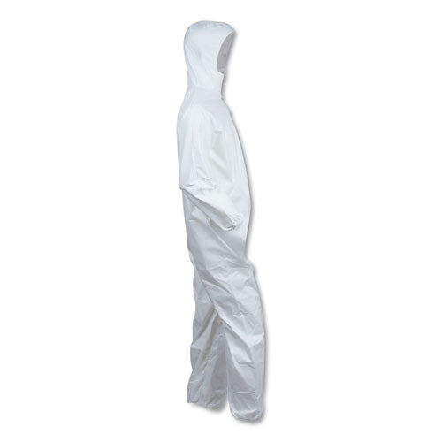 KleenGuard™ wholesale. Kleenguard™ A40 Elastic-cuff And Ankles Hooded Coveralls, White, 2x-large, 25-case. HSD Wholesale: Janitorial Supplies, Breakroom Supplies, Office Supplies.