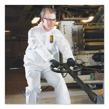 Load image into Gallery viewer, KleenGuard™ wholesale. Kleenguard™ A40 Elastic-cuff And Ankles Hooded Coveralls, White, 2x-large, 25-case. HSD Wholesale: Janitorial Supplies, Breakroom Supplies, Office Supplies.