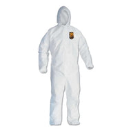 KleenGuard™ wholesale. Kleenguard™ A40 Elastic-cuff And Ankles Hooded Coveralls, White, 2x-large, 25-case. HSD Wholesale: Janitorial Supplies, Breakroom Supplies, Office Supplies.