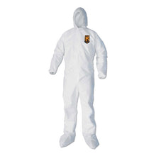 Load image into Gallery viewer, KleenGuard™ wholesale. Kleenguard™ A40 Elastic-cuff, Ankle, Hood And Boot Coveralls, Large, White, 25-carton. HSD Wholesale: Janitorial Supplies, Breakroom Supplies, Office Supplies.