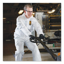 Load image into Gallery viewer, KleenGuard™ wholesale. Kleenguard™ A40 Elastic-cuff, Ankle, Hood And Boot Coveralls, Large, White, 25-carton. HSD Wholesale: Janitorial Supplies, Breakroom Supplies, Office Supplies.